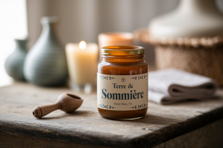 bocal-terre-sommiere-pelle-bois