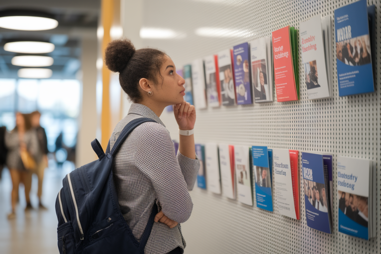 jeune-adulte-dos-tableau-brochures-universite
