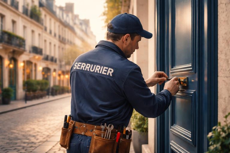 serrurier-porte-rue-paris-immeubles-flous