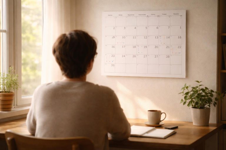 personne-dos-table-calendrier-fenetre